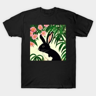 Tropical Wonderful Mini Rex Bunny Rabbit Loves Vintage Nature Chinese New Year Animal T-Shirt